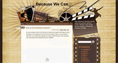 Desktop Screenshot of because-we-can.blogspot.com