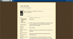 Desktop Screenshot of judehardin.blogspot.com