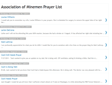 Tablet Screenshot of aomprayerlist.blogspot.com