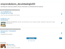 Tablet Screenshot of emprendedoresdecalidadsigloxxi.blogspot.com
