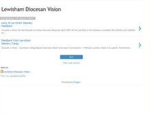 Tablet Screenshot of lewishamdiocesanvision.blogspot.com