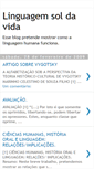 Mobile Screenshot of linguagemsoldavida.blogspot.com