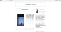Desktop Screenshot of impresiones-literarias.blogspot.com