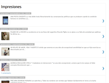 Tablet Screenshot of impresiones-literarias.blogspot.com