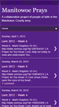 Mobile Screenshot of manitowocprays.blogspot.com