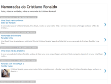 Tablet Screenshot of namoradasdocristianoronaldo.blogspot.com