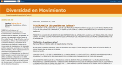 Desktop Screenshot of diversidadenmovimiento.blogspot.com