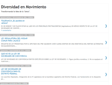 Tablet Screenshot of diversidadenmovimiento.blogspot.com