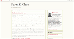 Desktop Screenshot of kareneolson.blogspot.com