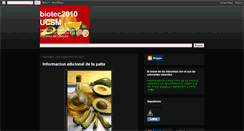 Desktop Screenshot of biot2010ucsm.blogspot.com