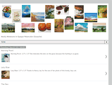 Tablet Screenshot of deborahsecor-gouache.blogspot.com