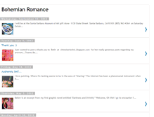 Tablet Screenshot of bohemianromance.blogspot.com