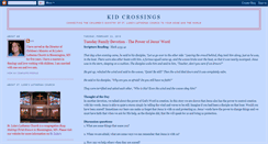 Desktop Screenshot of kidcrossings.blogspot.com
