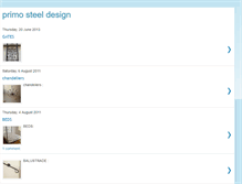 Tablet Screenshot of primosteeldesign.blogspot.com