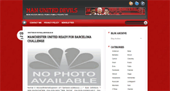 Desktop Screenshot of manuniteddevils.blogspot.com