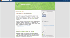 Desktop Screenshot of editandcontinue.blogspot.com