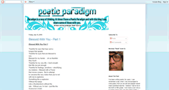 Desktop Screenshot of poeticparadigm.blogspot.com