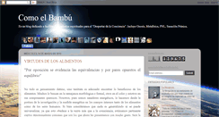 Desktop Screenshot of comoelbambu.blogspot.com