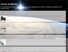 Tablet Screenshot of comoelbambu.blogspot.com