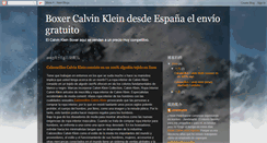 Desktop Screenshot of calzoncilloscalvinklein1.blogspot.com