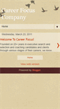 Mobile Screenshot of careerfocuscompany.blogspot.com