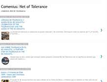 Tablet Screenshot of comeniusnetoftolerance.blogspot.com