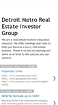 Mobile Screenshot of detroitmetrorealestateinvestorgroup.blogspot.com