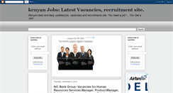 Desktop Screenshot of mykenyajob.blogspot.com