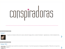 Tablet Screenshot of conspiradoras.blogspot.com