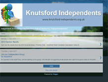 Tablet Screenshot of knutsford-independents.blogspot.com