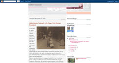 Desktop Screenshot of barkermuseum.blogspot.com