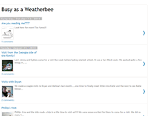 Tablet Screenshot of busyasaweatherbee.blogspot.com