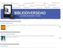 Tablet Screenshot of bibliodiversos.blogspot.com