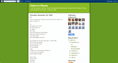 Desktop Screenshot of claireinghana.blogspot.com