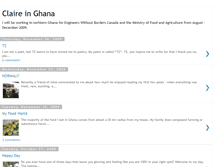 Tablet Screenshot of claireinghana.blogspot.com