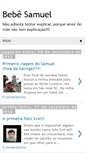 Mobile Screenshot of historiasdobebesamuel.blogspot.com