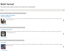 Tablet Screenshot of historiasdobebesamuel.blogspot.com