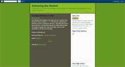 Desktop Screenshot of embracingthemoment.blogspot.com