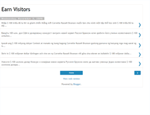 Tablet Screenshot of earnvisitors.blogspot.com