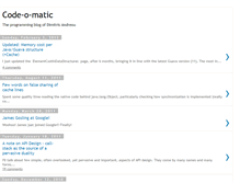 Tablet Screenshot of code-o-matic.blogspot.com