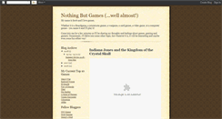 Desktop Screenshot of nothingbutgames.blogspot.com