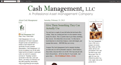 Desktop Screenshot of cashmanagementllc.blogspot.com