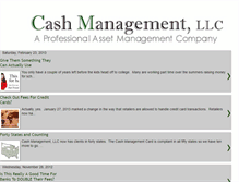 Tablet Screenshot of cashmanagementllc.blogspot.com