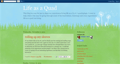 Desktop Screenshot of lifeasaquad.blogspot.com