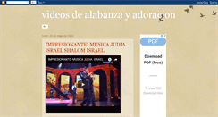 Desktop Screenshot of musicaadoracionyalabanza.blogspot.com