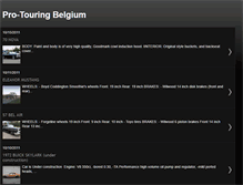 Tablet Screenshot of pro-touring-belgium.blogspot.com