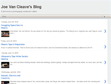 Tablet Screenshot of joevancleave.blogspot.com