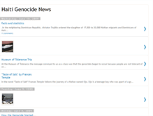Tablet Screenshot of haitigenocidenews.blogspot.com