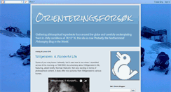 Desktop Screenshot of orienteringsforsok.blogspot.com