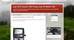 Desktop Screenshot of jualgpsmap585.blogspot.com